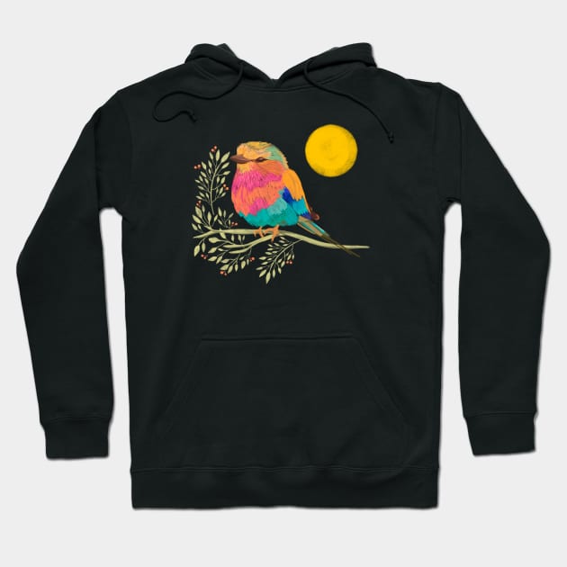 Rainbow Bird Hoodie by Shreyasi